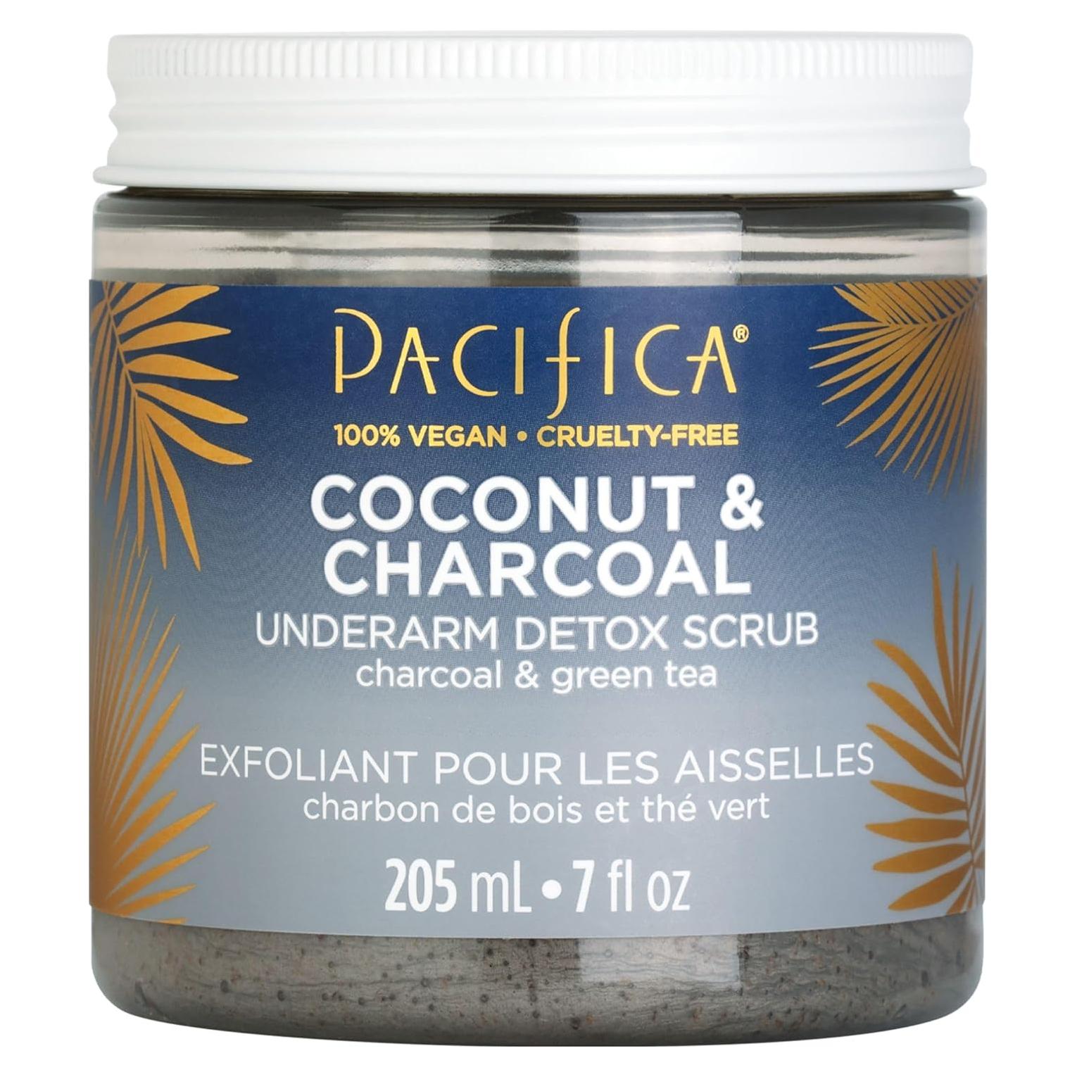 Exfoliante Detox para Axilas Pacifica - Coco y Carbón 207 ml