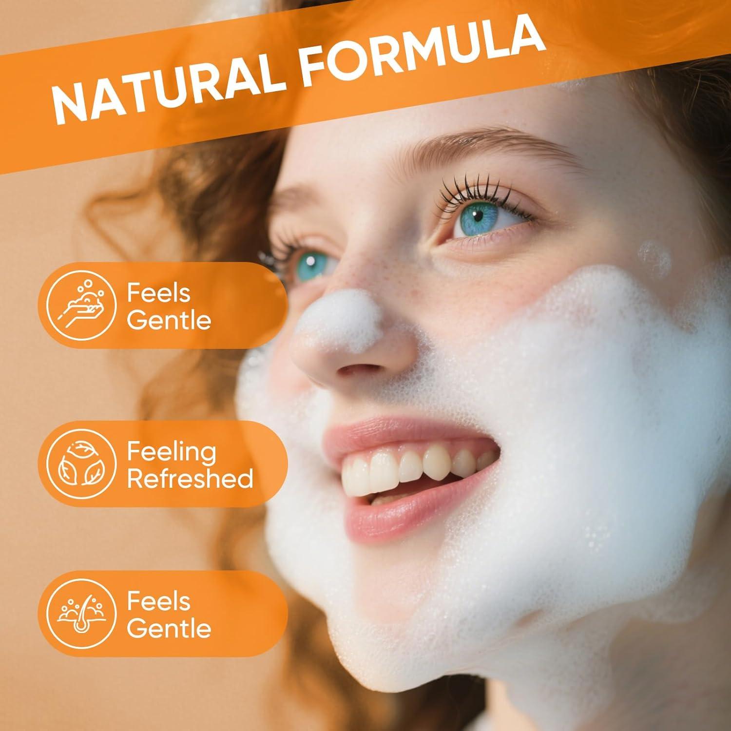 Jabón Facial Espumoso Femani de Cúrcuma 100 ml x2 - Limpieza Profunda