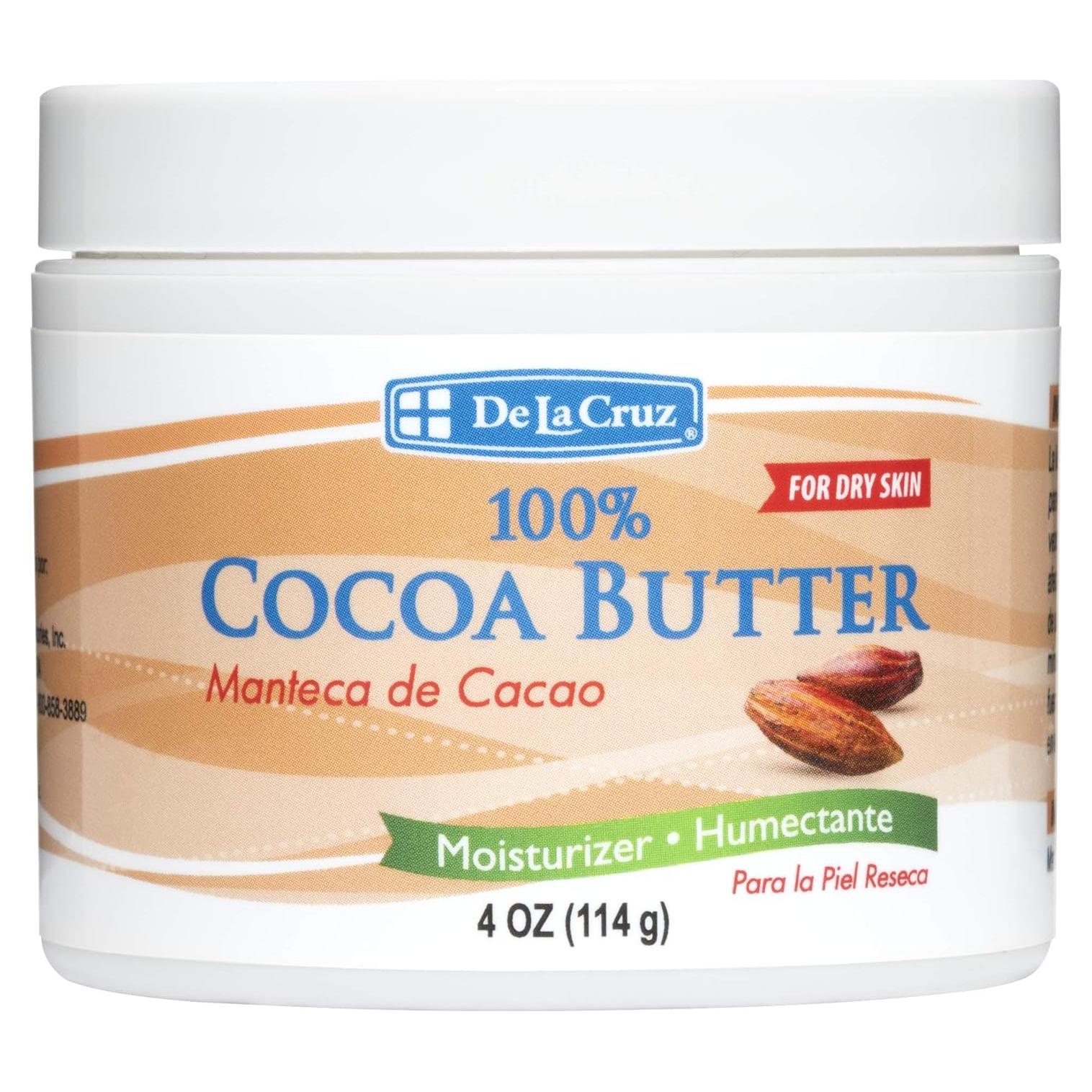 Manteca de Cacao Pura De La Cruz - Hidratante Natural 28.35 g