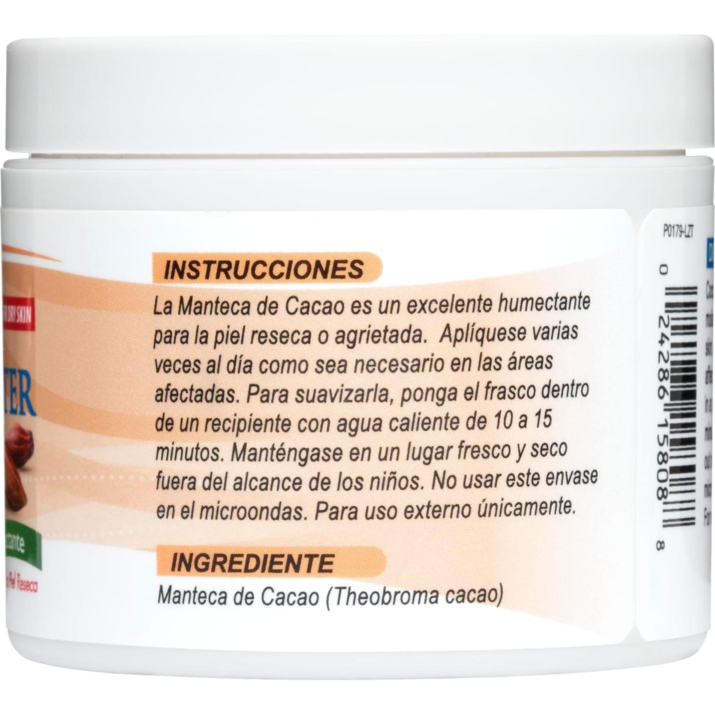 Manteca de Cacao Pura De La Cruz - Hidratante Natural 28.35 g