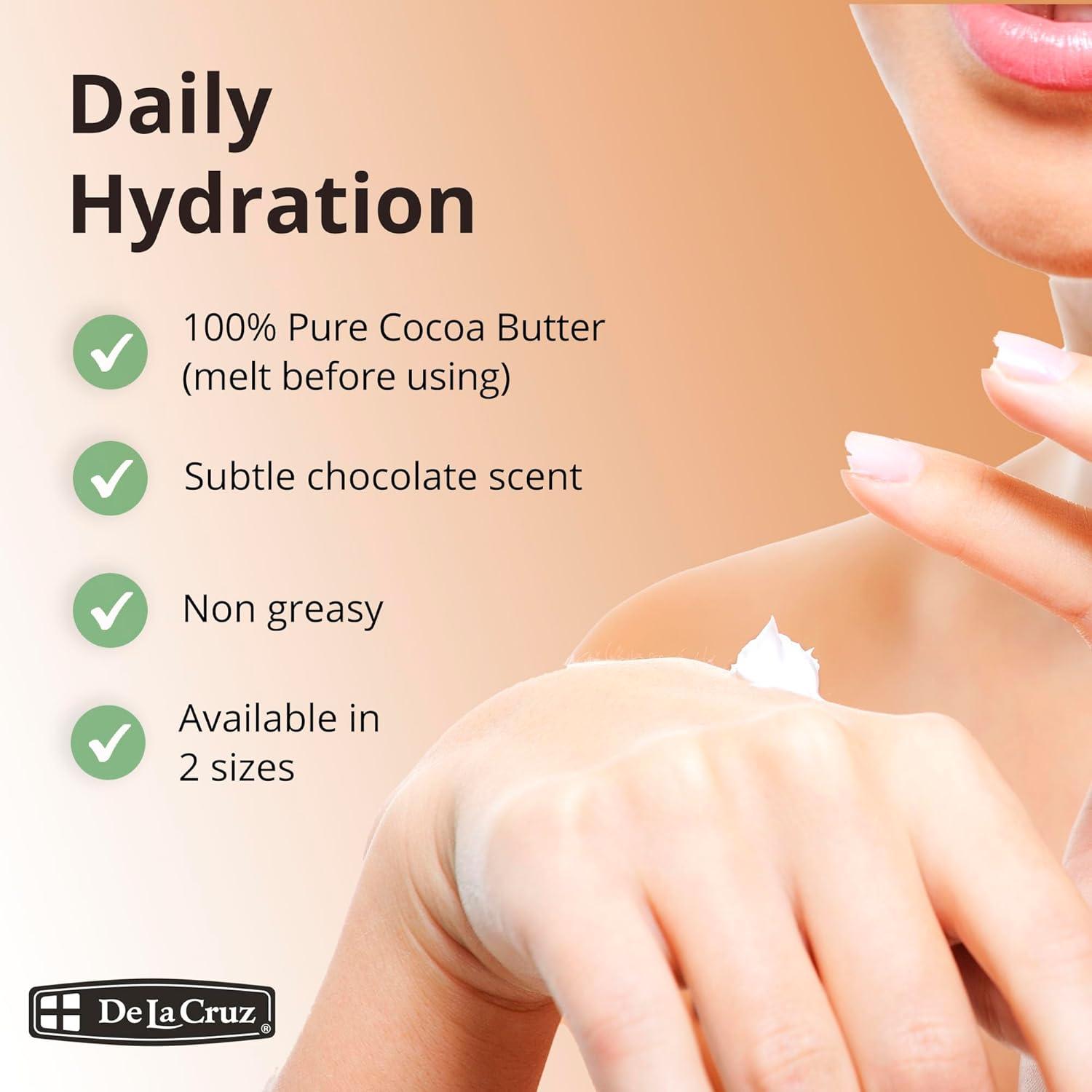 Manteca de Cacao Pura De La Cruz - Hidratante Natural 28.35 g