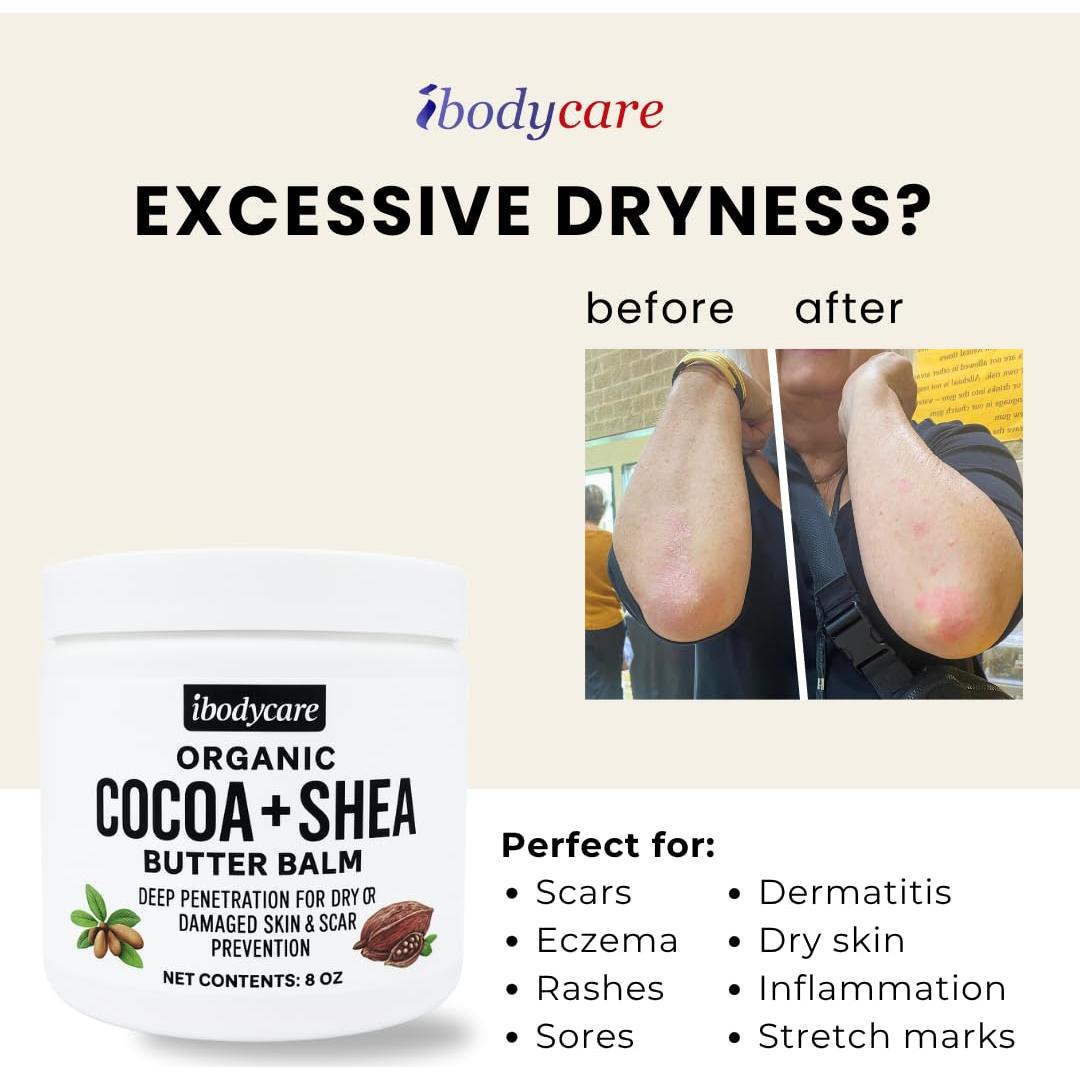 Bálsamo Corporal Hidratante ibodycare 255 g Manteca Karité Cacao