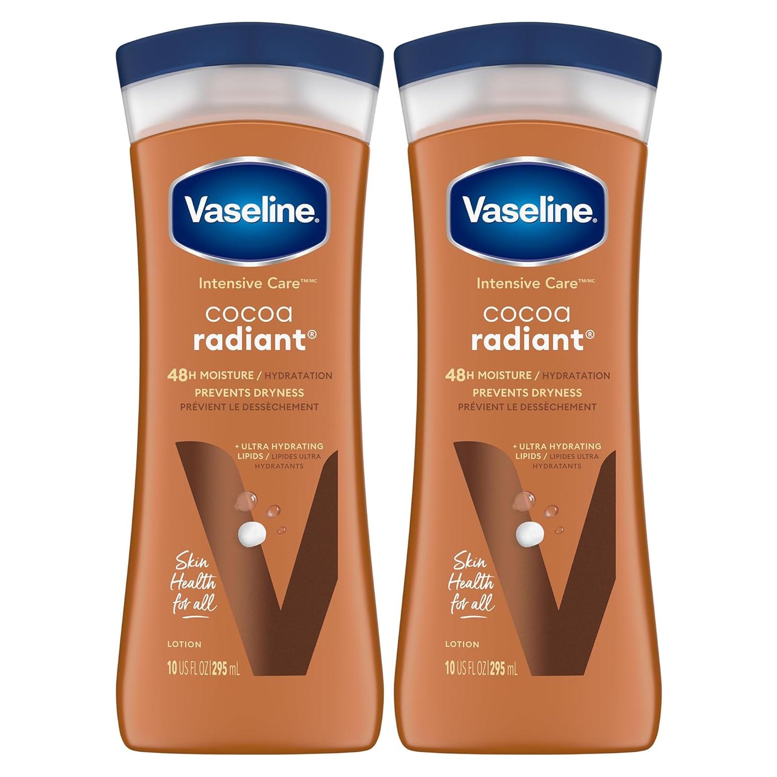 Vaseline Cocoa Radiant 2-Pack - Loción Hidratante 400 ml