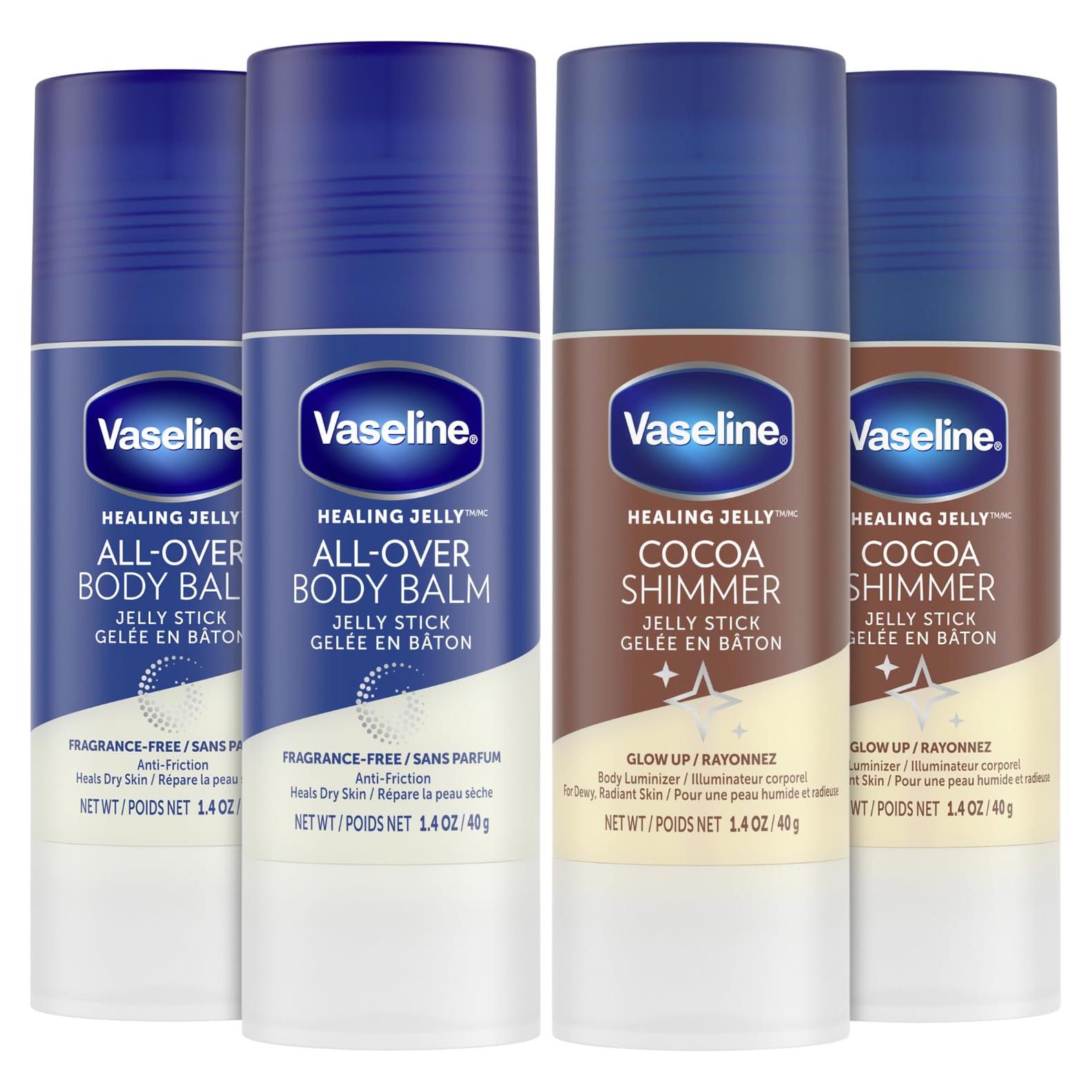 Set de Cuidado de Piel Vaseline 4 Piezas - Gel y Bálsamo