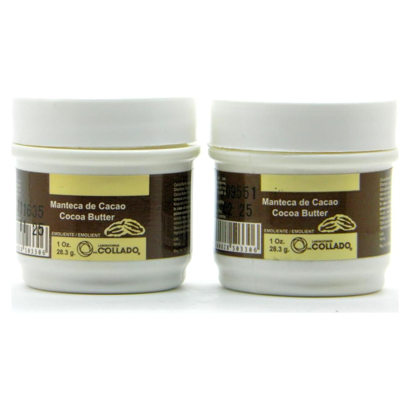 Manteca de Cacao Dr. Collado 2pk x 28g - Hidratante Natural