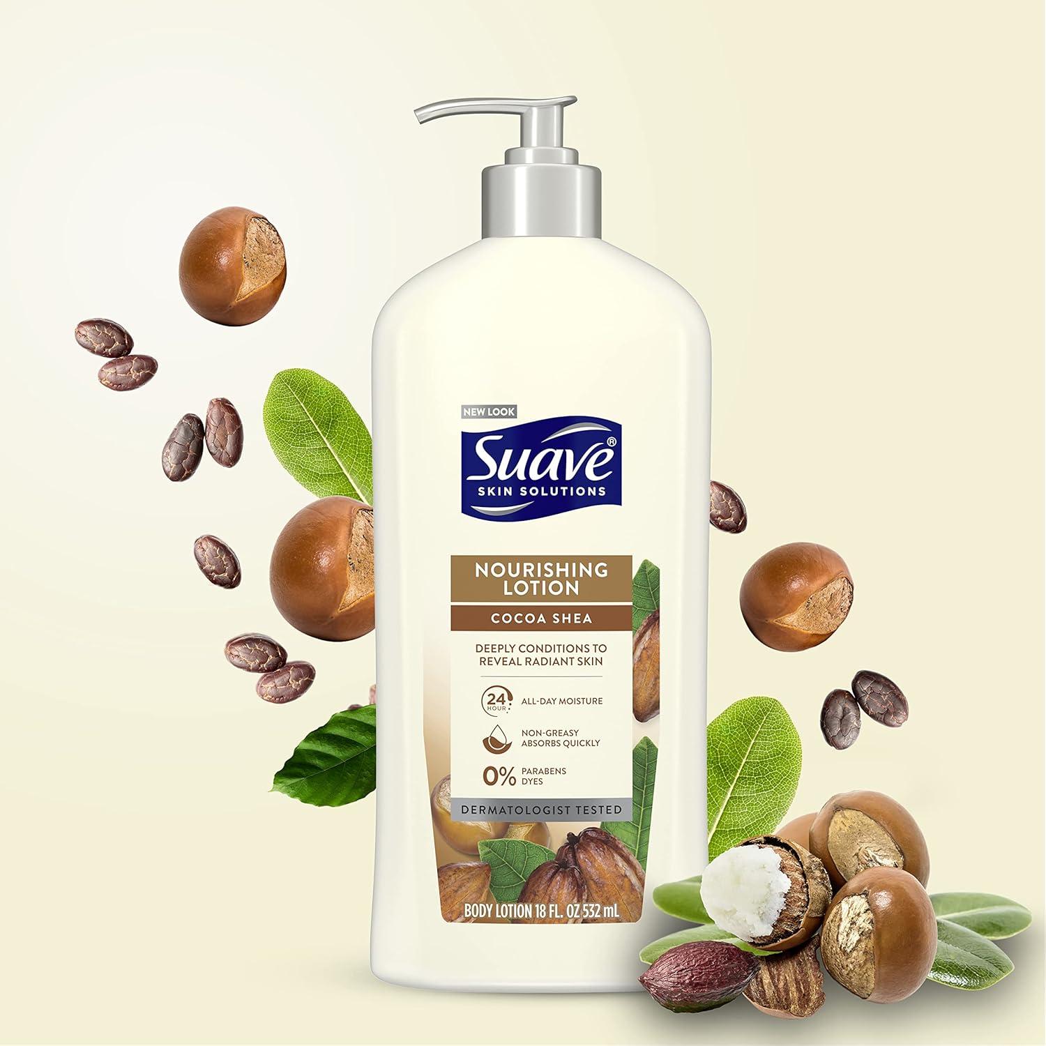 Loción Corporal Suave Skin Solutions Manteca de Cacao 6x532ml