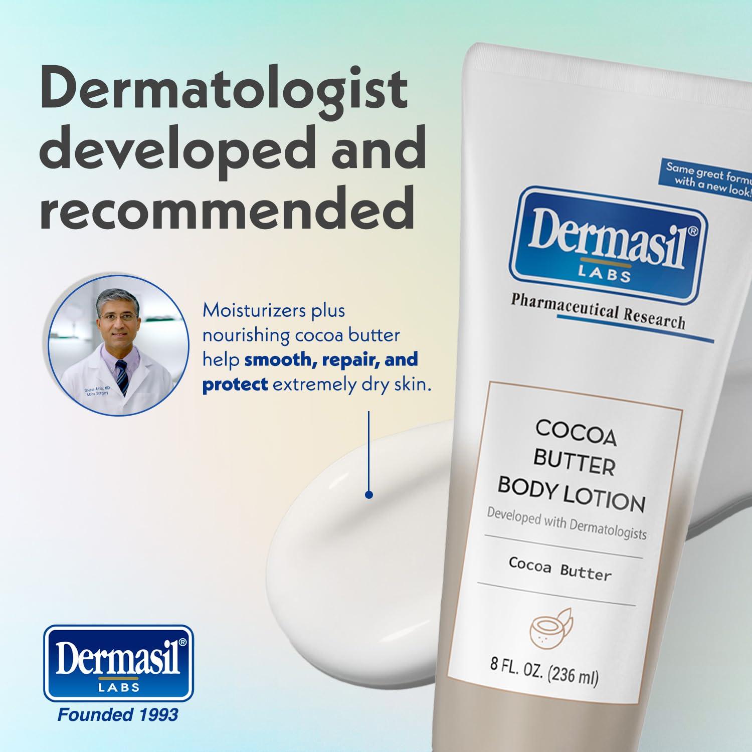 Loción Corporal Dermasil Manteca de Cacao 3 x 240 ml