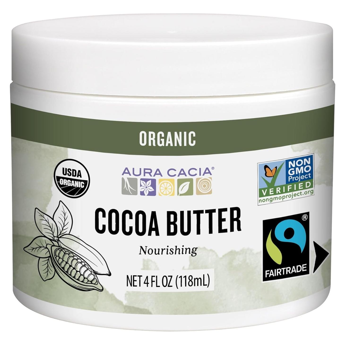 Manteca de Cacao Aura Cacia 113 g - Hidratación Natural