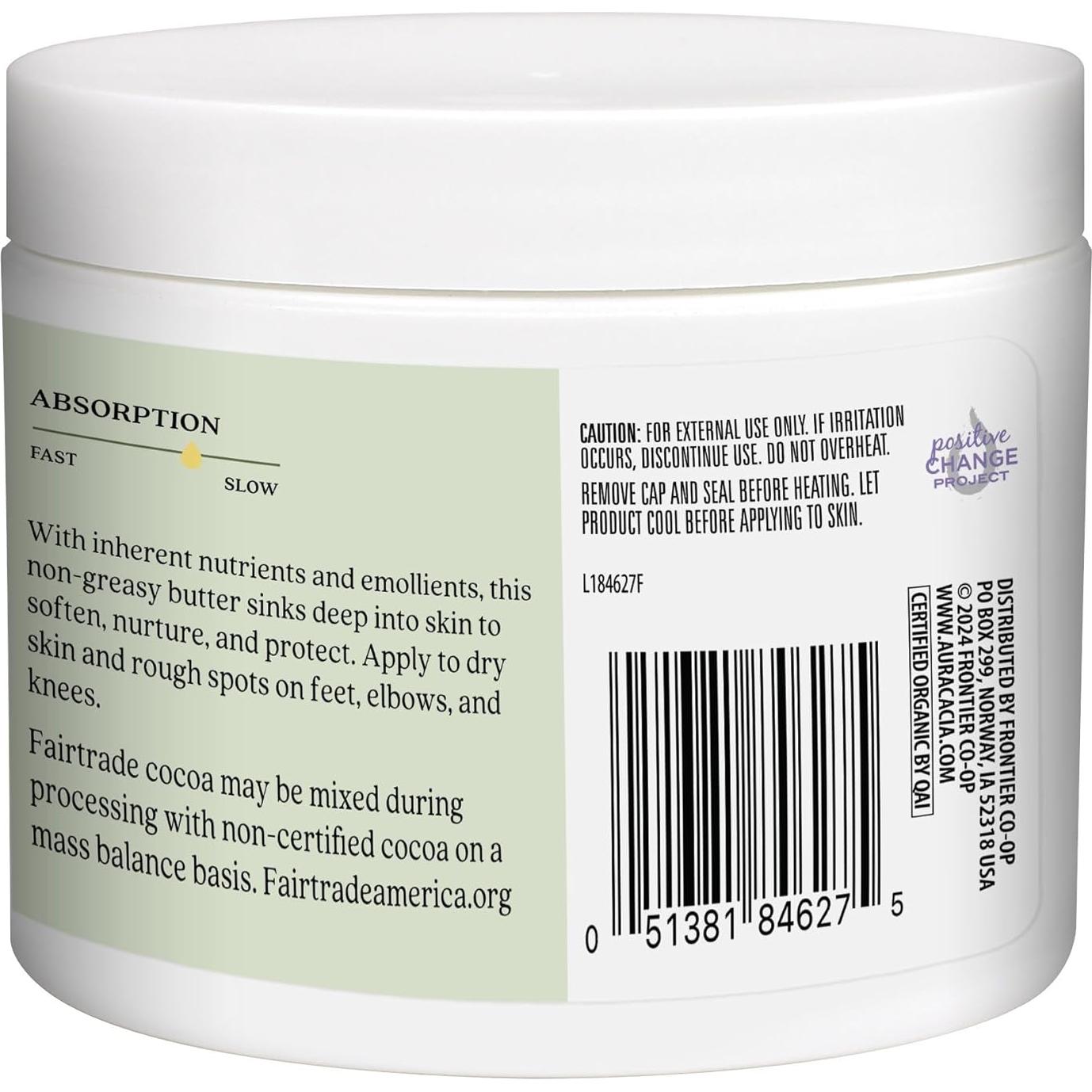 Manteca de Cacao Aura Cacia 113 g - Hidratación Natural