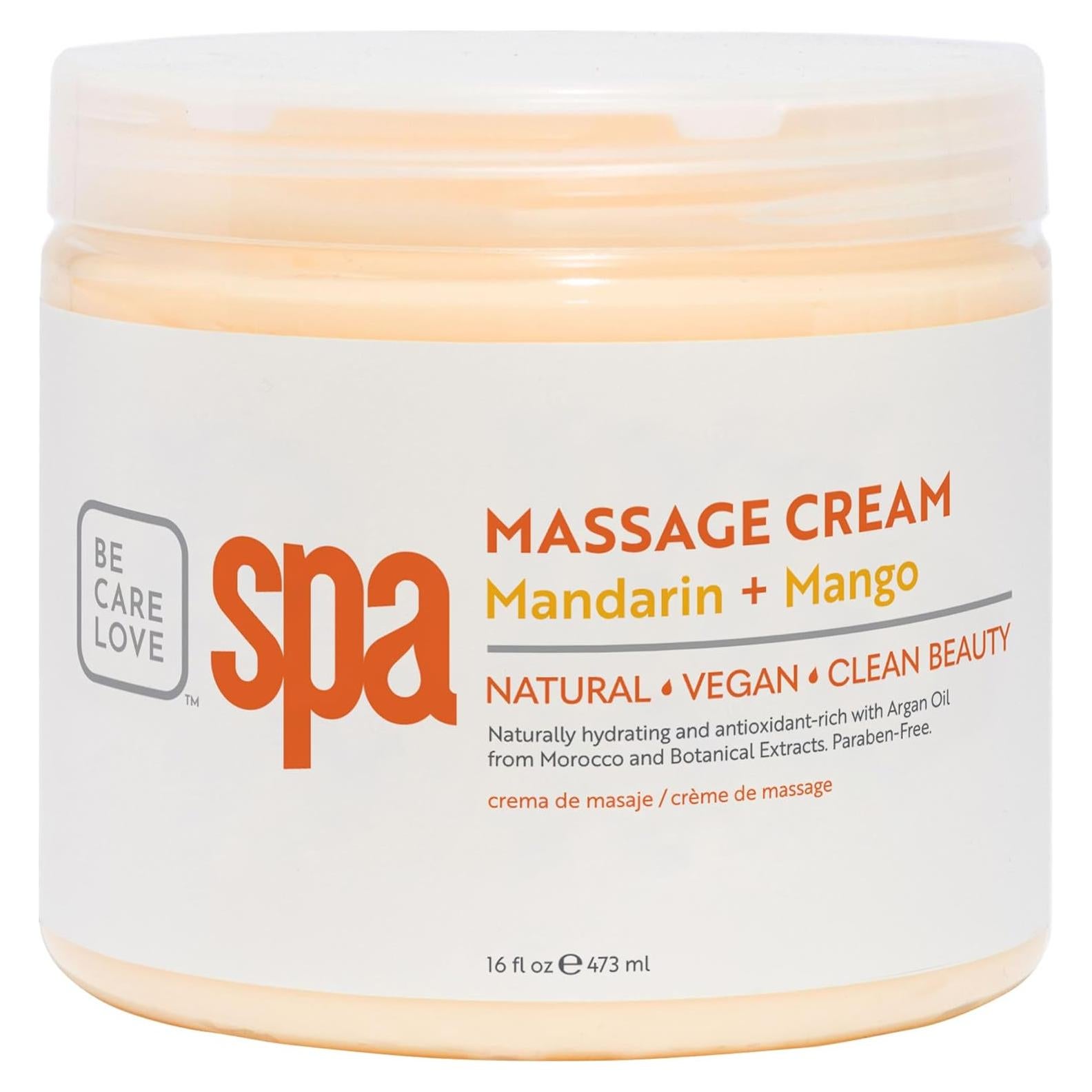 Crema de Masaje Be Care Love Spa Mandarina y Mango 473 ml