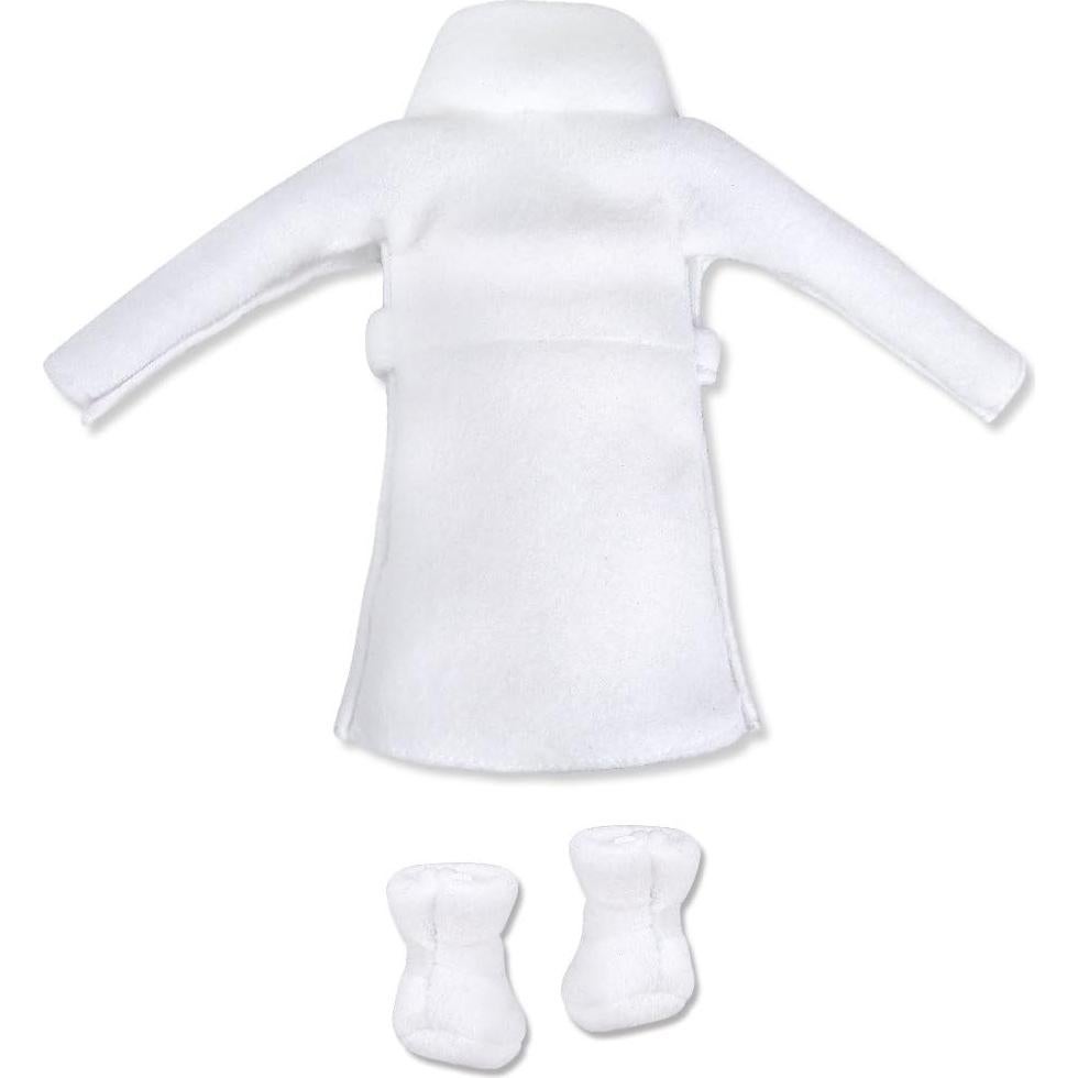 Bata de Navidad E-TING para Muñeca Elfo Blanca 20x12cm