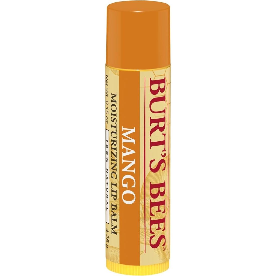 Bálsamo Labial Burt's Bees Mango - Hidratante Natural 2 Tubos 4.25g