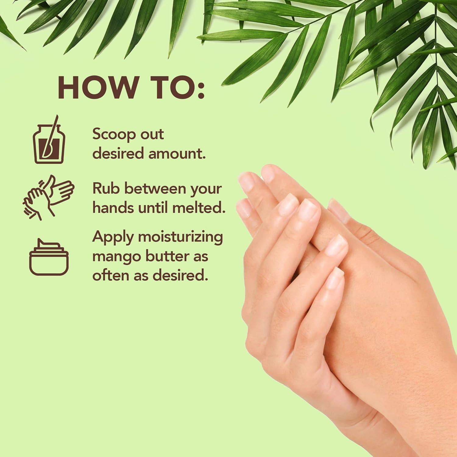 Manteca de Mango Cruda Green Leaf Naturals 454g - Hidratante Piel