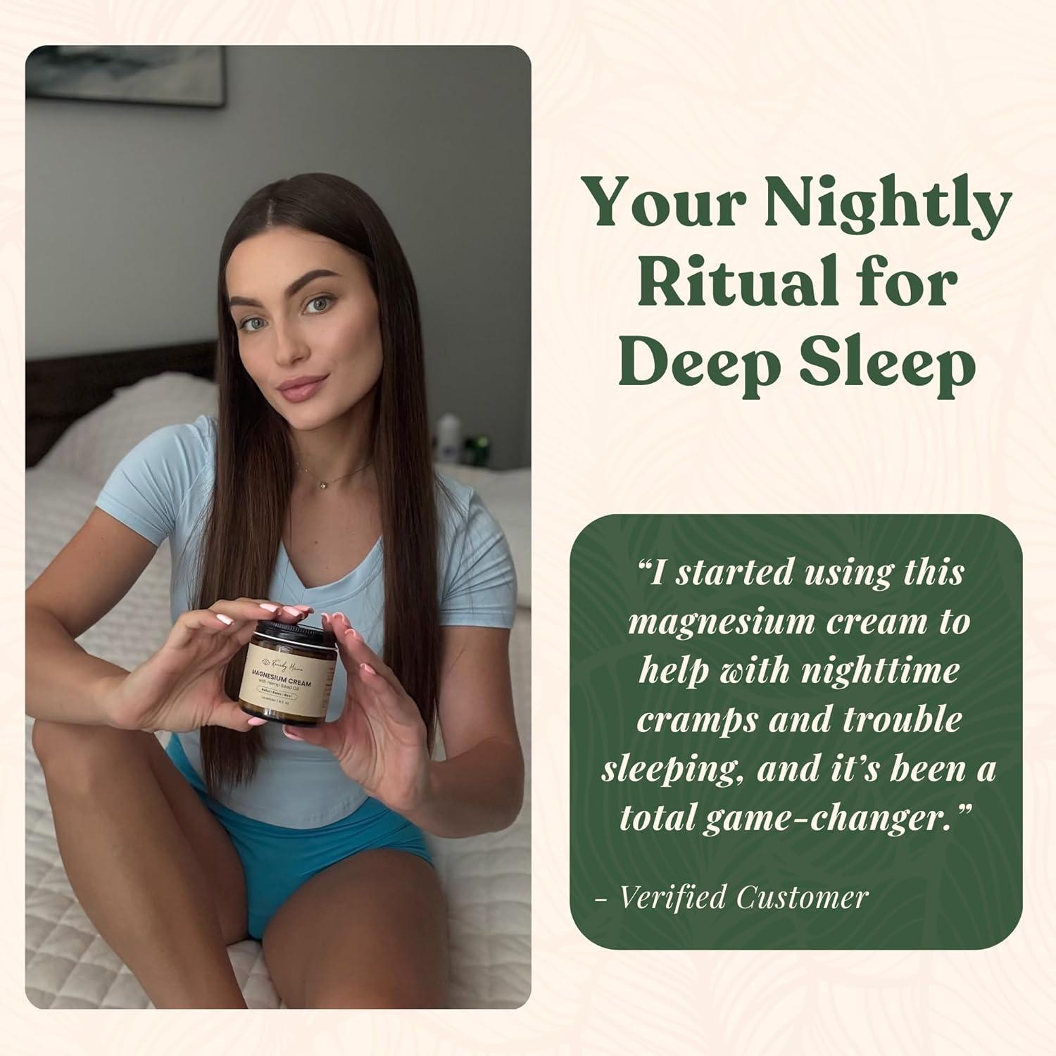 Crema de Magnesio Remedy Mama 118 ml - Alivio Calambres y Sueño