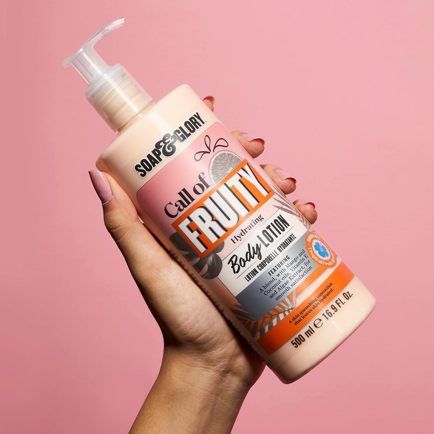 Loción Corporal Vegana Soap & Glory 500ml - Hidratante con Vitamina E y Coco