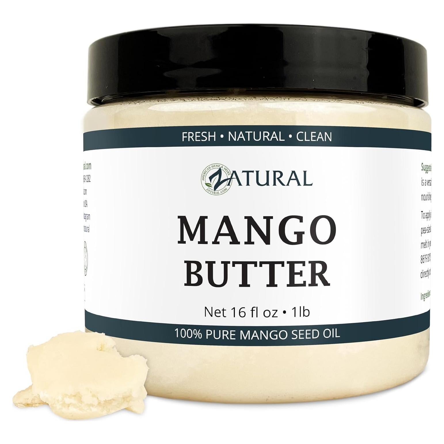 Mantequilla de Mango Zatural 100% Pura Prensada en Frío 480g