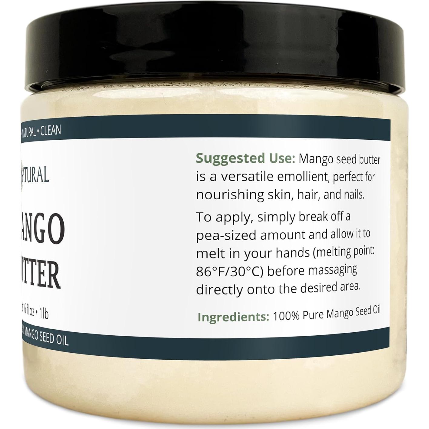 Mantequilla de Mango Zatural 100% Pura Prensada en Frío 480g