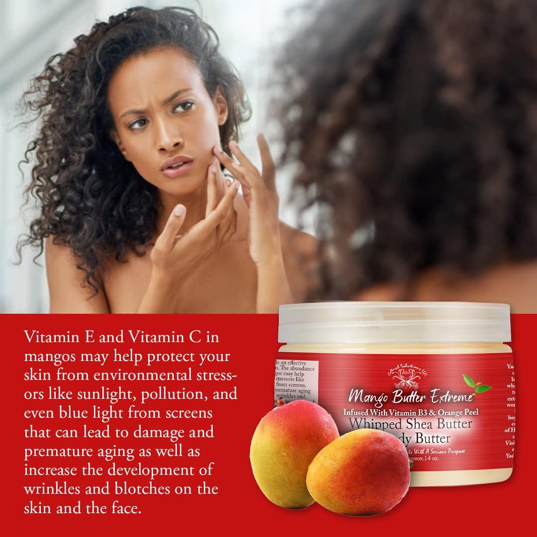 Manteca de Karité Batida Yadain Mango 398g - Hidratación Facial y Corporal