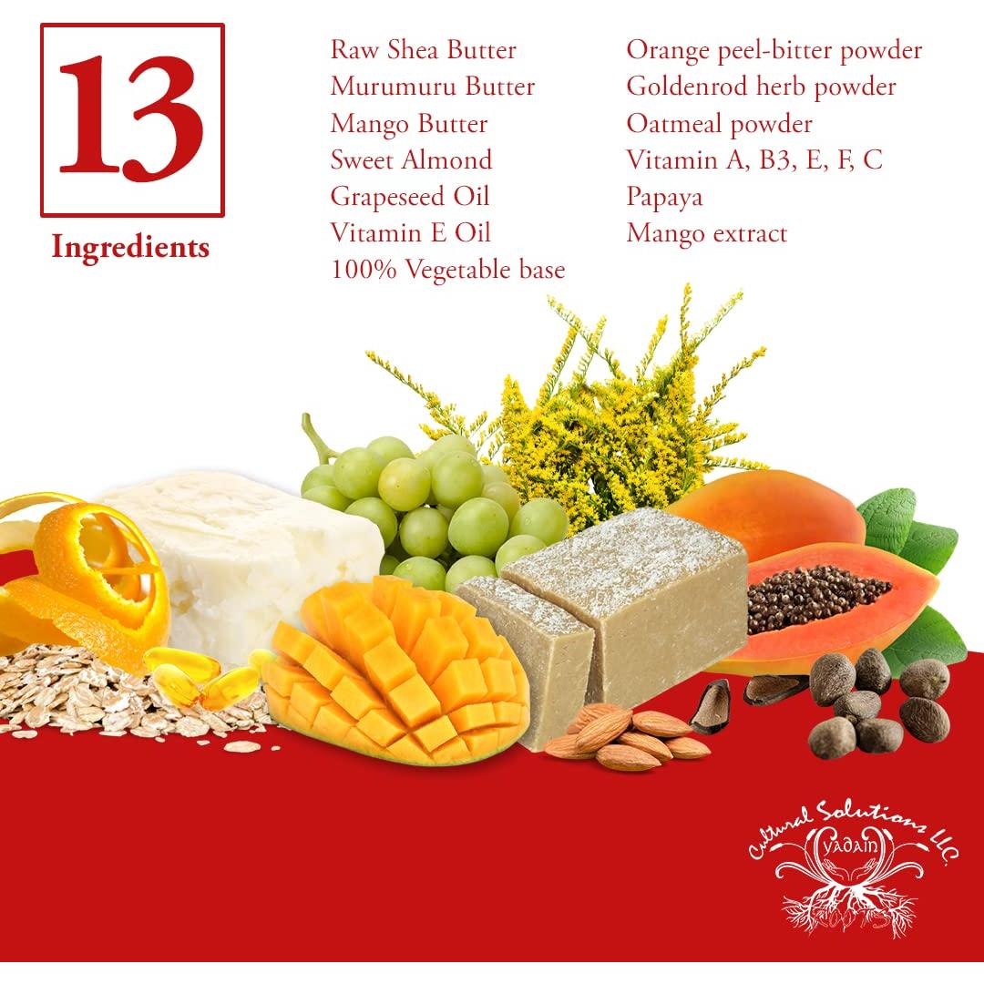 Manteca de Karité Batida Yadain Mango 398g - Hidratación Facial y Corporal