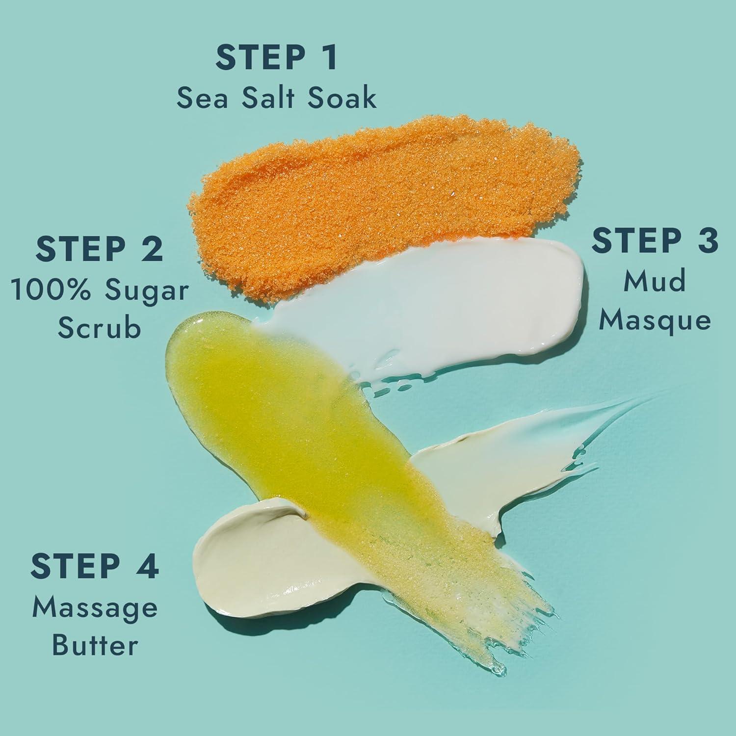 Kit de Pedicura VOESH Mango Delicia 4 Pasos - 3 Paquetes