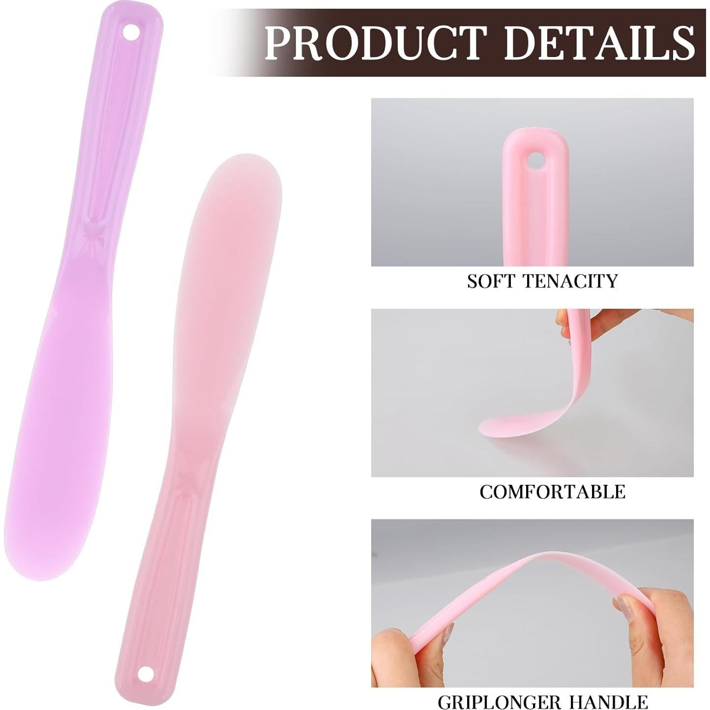 6 Cucharas de Maquillaje Espátulas Cosméticas Qianyu 20.6 cm