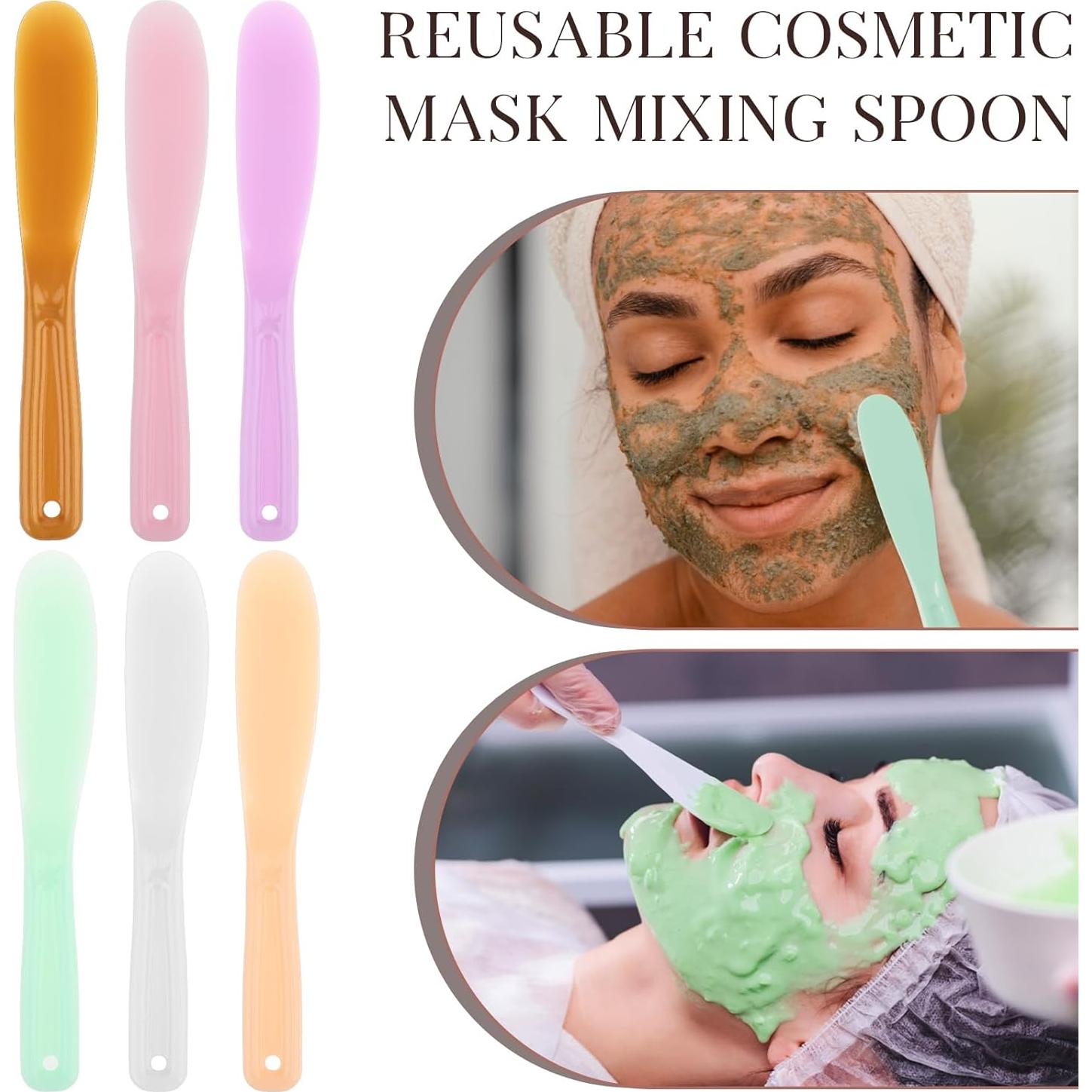 6 Cucharas de Maquillaje Espátulas Cosméticas Qianyu 20.6 cm