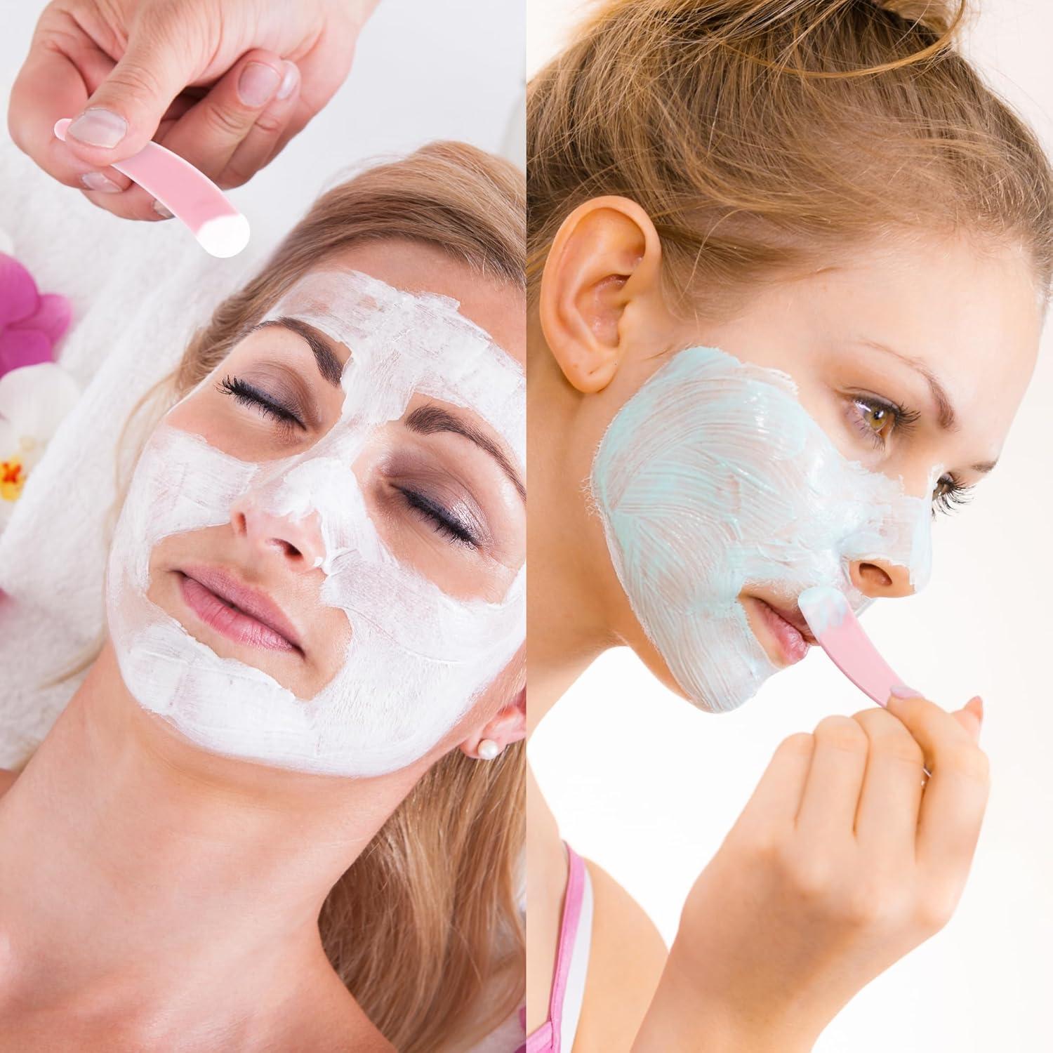 100 Espátulas Cosméticas GOLACKY Mini Cuchara Plástico Multicolor