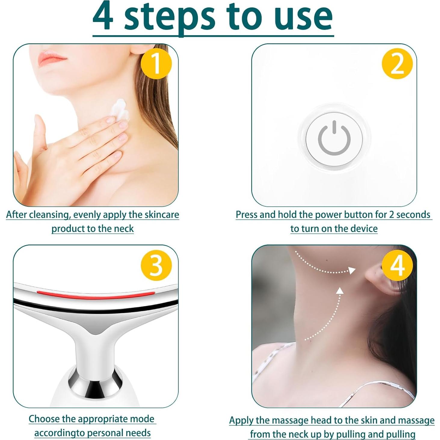 Masajeador Facial Piegricdiat TPML-100 7-en-1 Calor 45°C