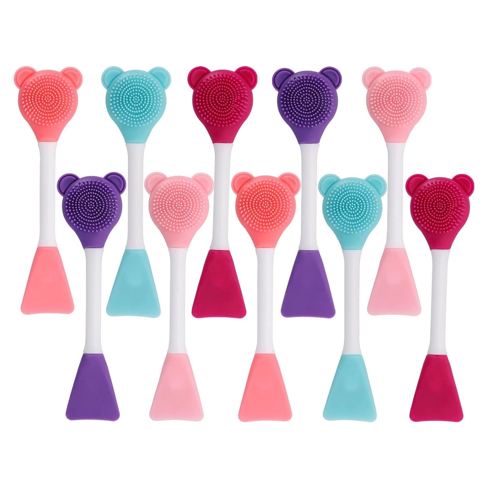 Cepillo Facial Manual Tbestmax 10 Pcs 2-en-1 Silicona