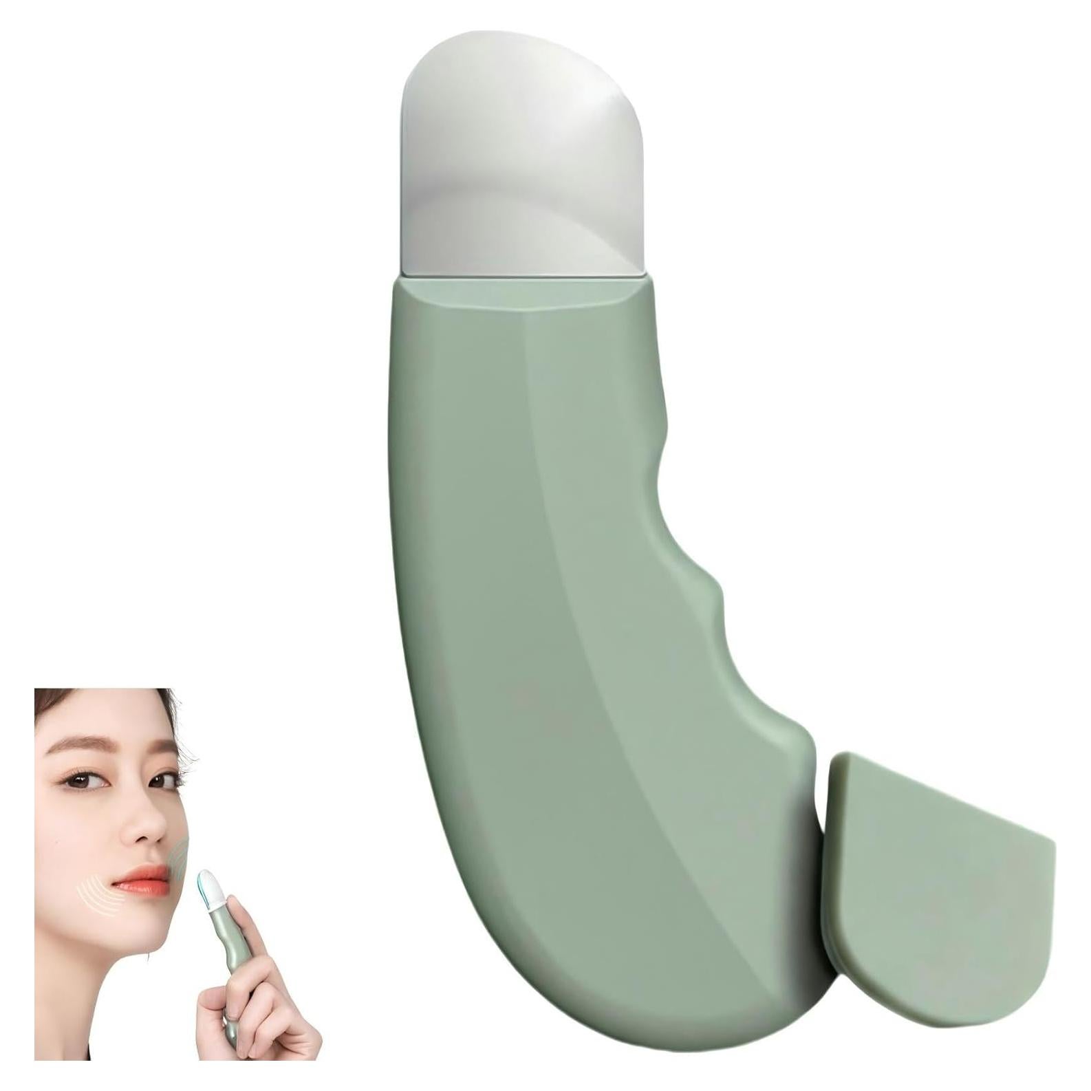 Blackhead Remover Tool, Reusable Face Spatula Scrubber for Deep Cleansing, Skin Care Tool for Men and Women, Green