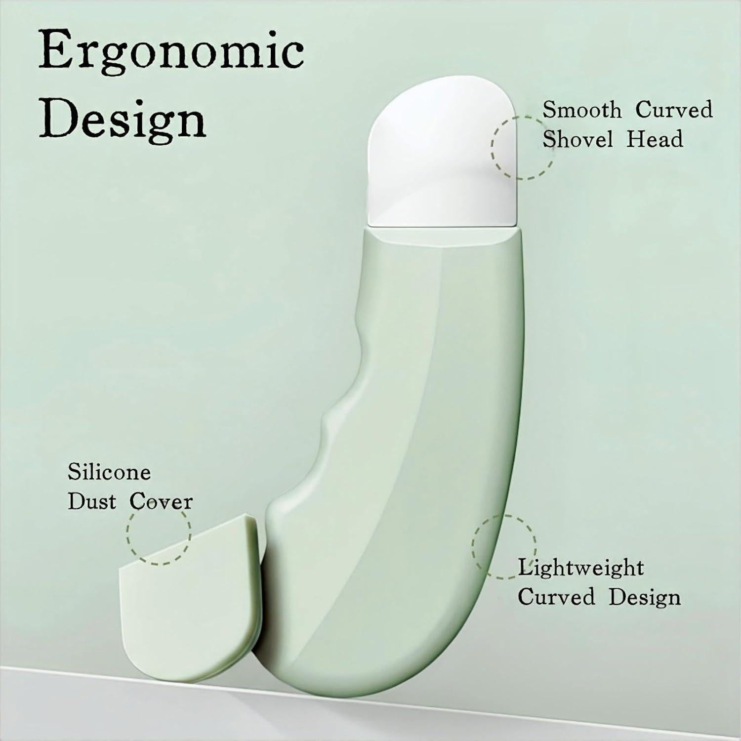 Blackhead Remover Tool, Reusable Face Spatula Scrubber for Deep Cleansing, Skin Care Tool for Men and Women, Green