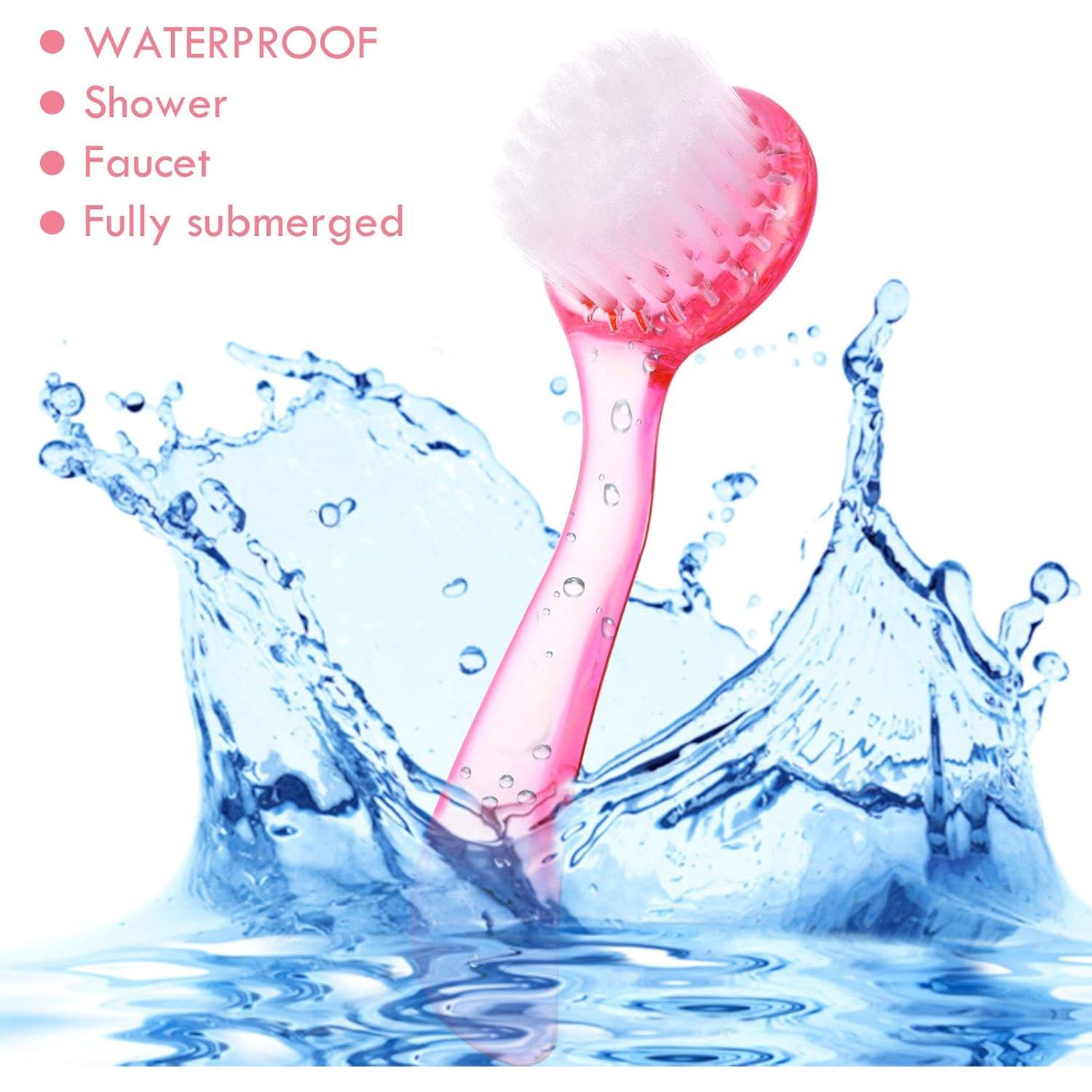 3 Cepillos Faciales Limpiadores Patelai Rosa Exfoliadores Suaves