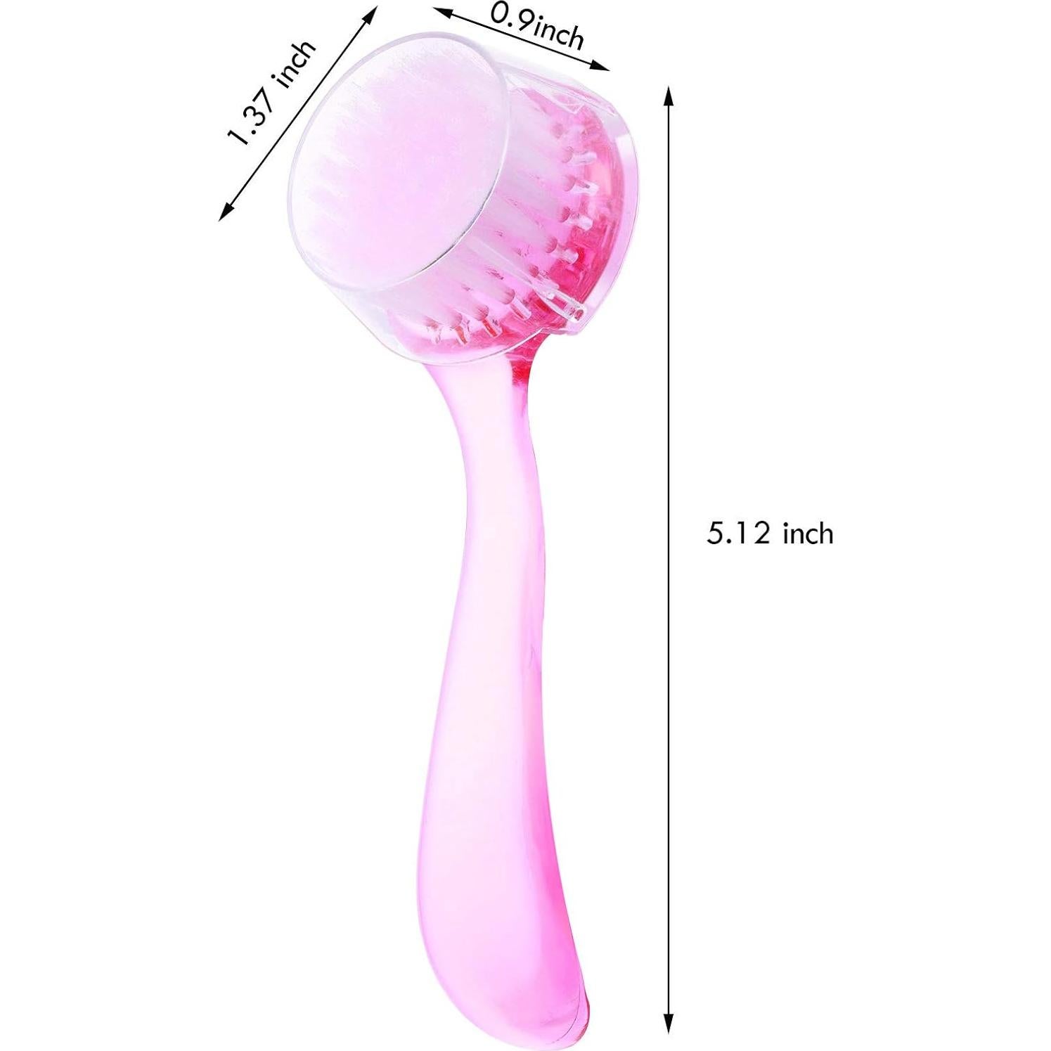 3 Cepillos Faciales Limpiadores Patelai Rosa Exfoliadores Suaves