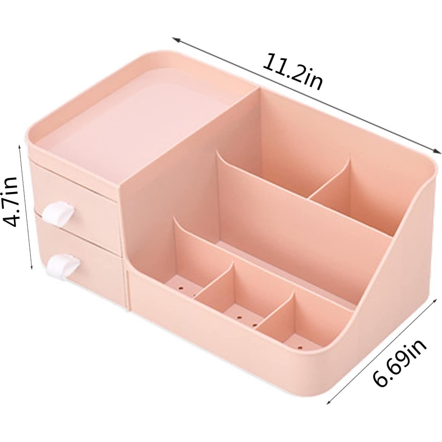Organizador de Maquillaje POFUOT Rosa Polar 27.94x17.02x10.92 cm
