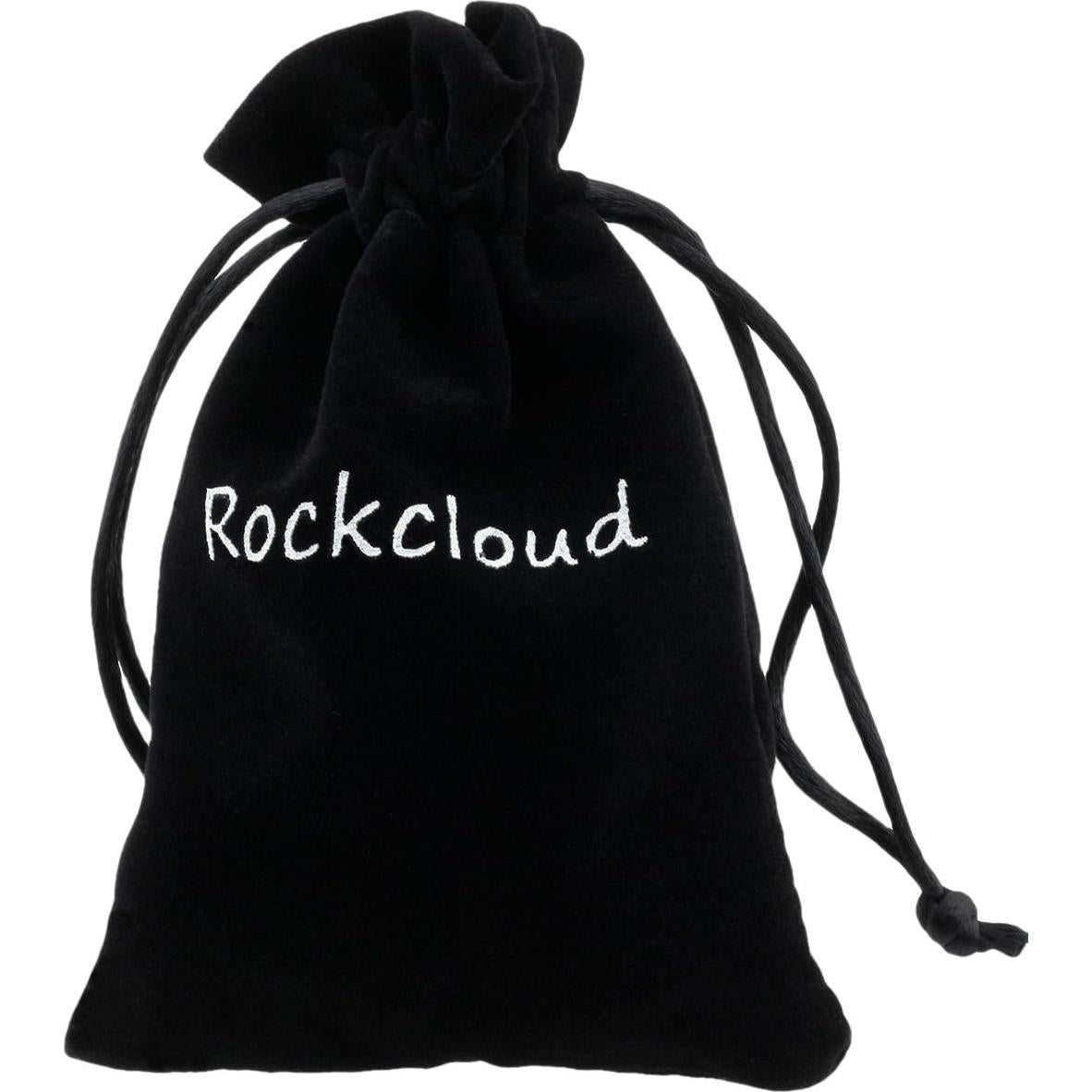 Rodillo de Masaje Doble Rockcloud de Obsidiana Negra 4 cm