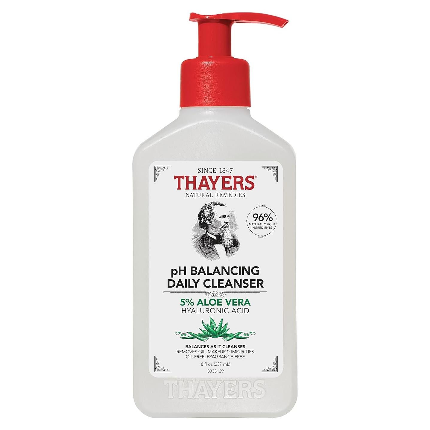 THAYERS Limpiador Facial pH Equilibrante con Aloe Vera 236.6 ml