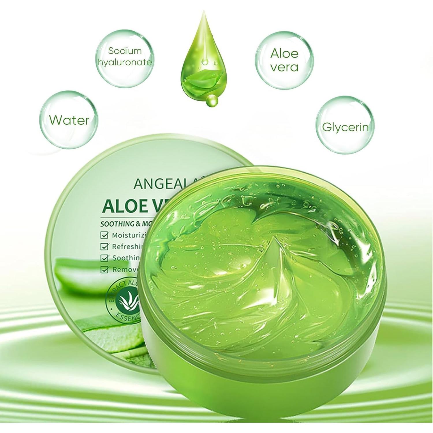 Gel de Aloe Vera Orgánico Aero Zen 283.5g Hidratante Facial