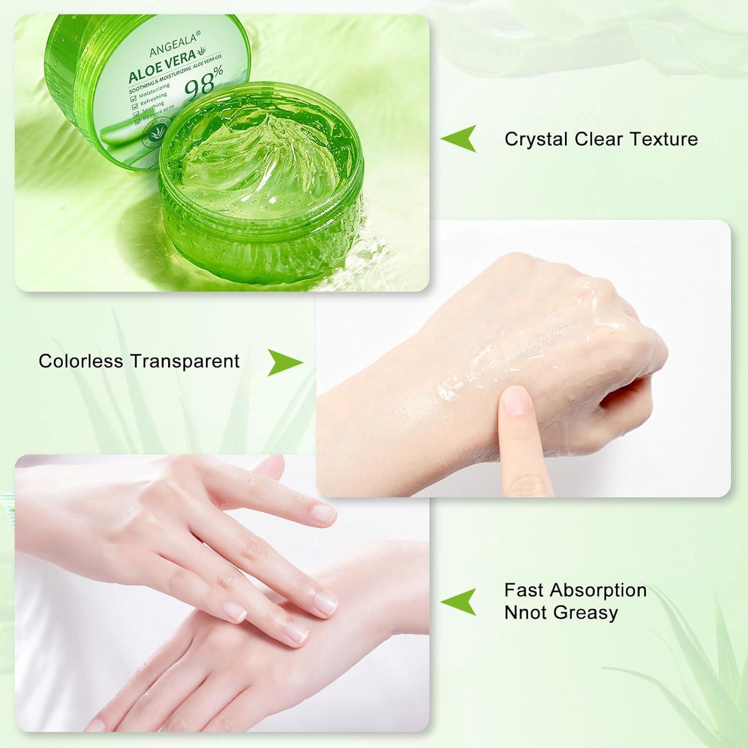 Gel de Aloe Vera Orgánico Aero Zen 283.5g Hidratante Facial