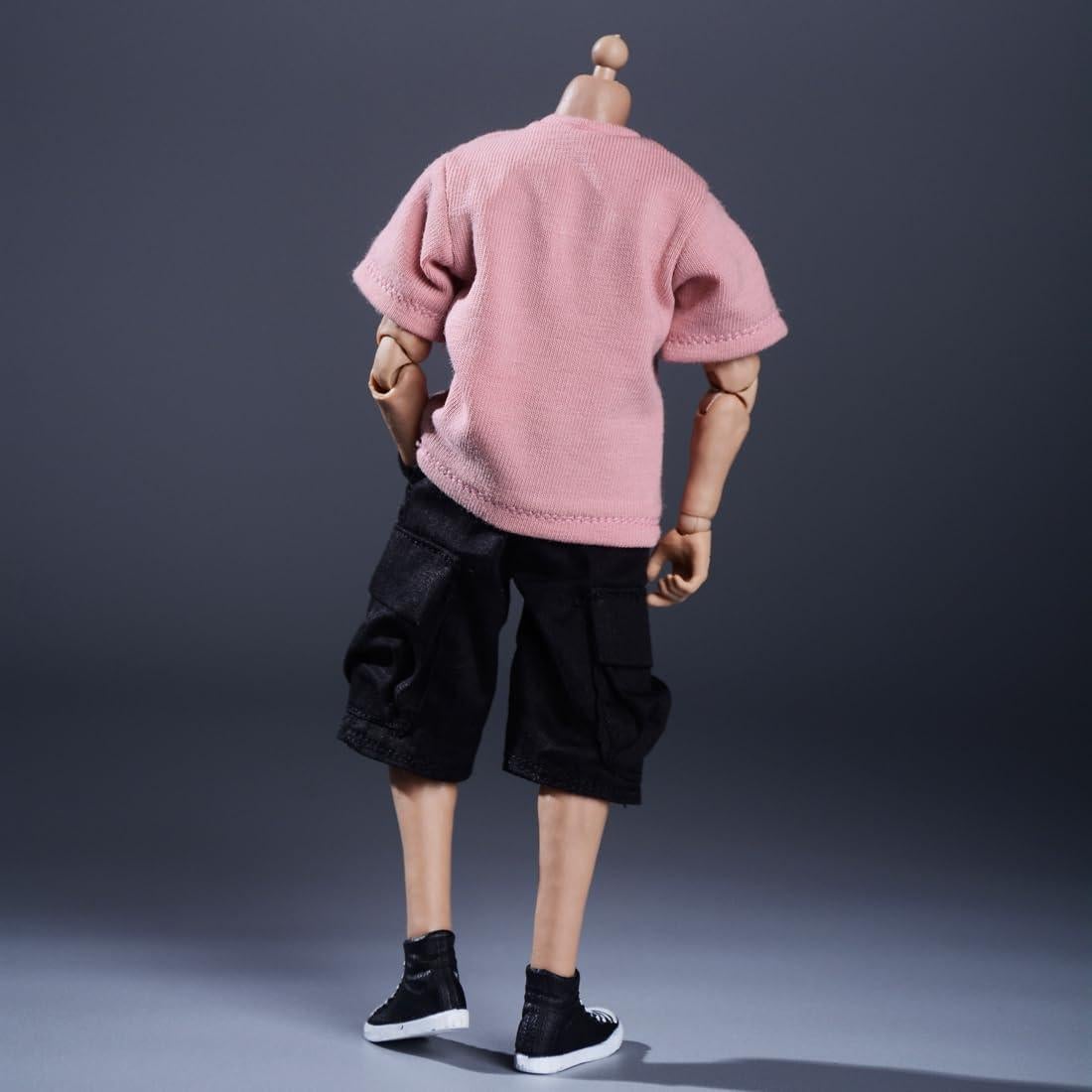 Ropa de Muñeca Meetoget Camiseta Deportiva Rosa 1/12