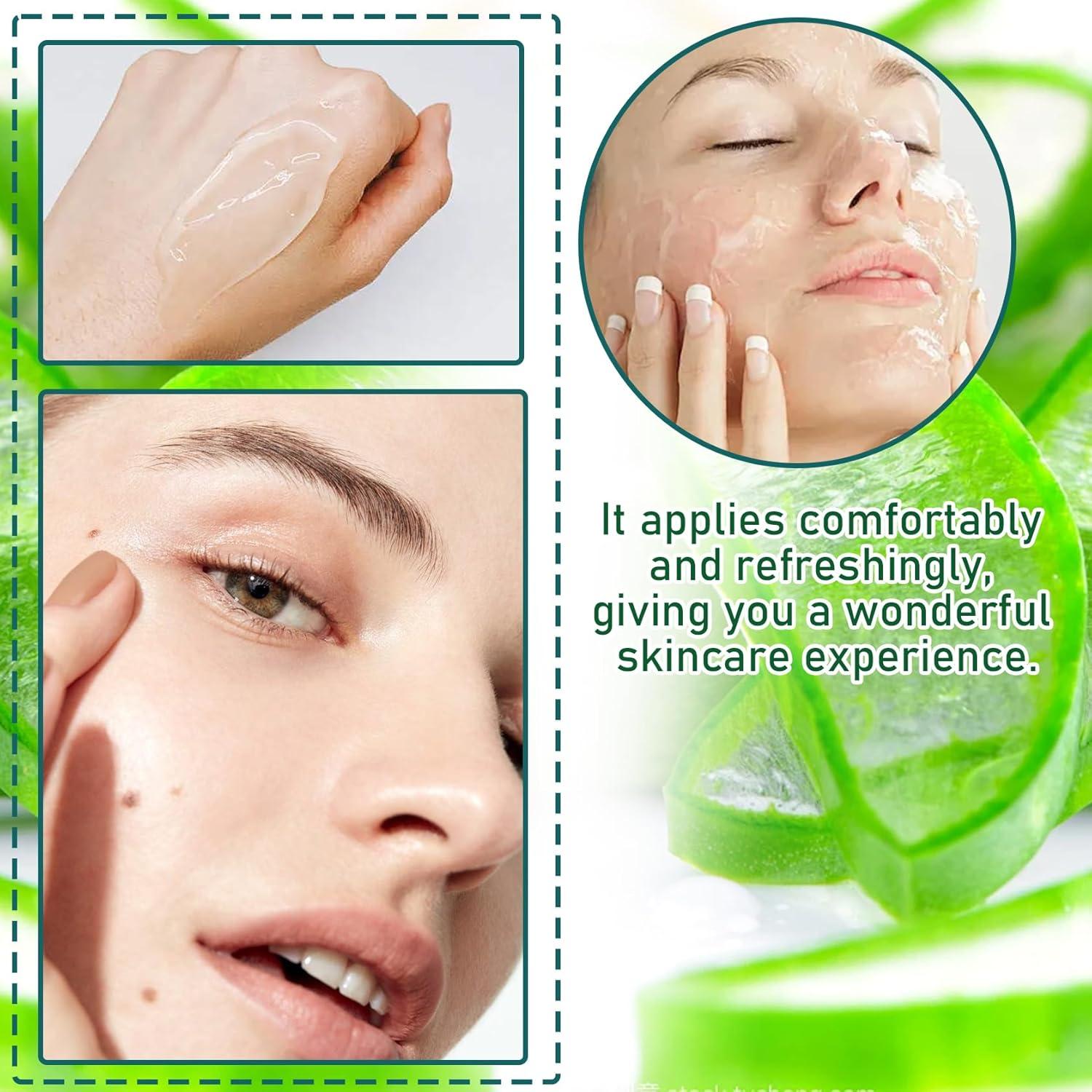 Gel de Aloe Vera Puro LingHaoLH 249.6 g Hidratante Facial