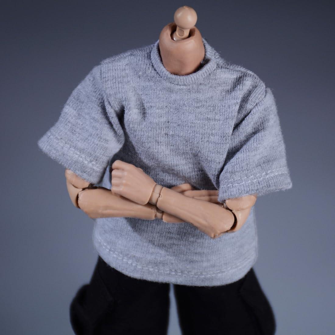 Ropa de Muñeca Meetoget Camiseta Deportiva Gris 1/12