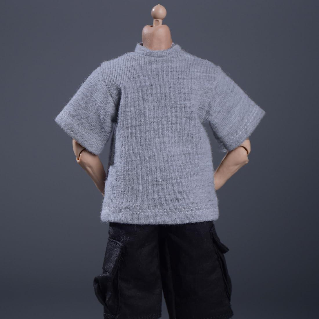 Ropa de Muñeca Meetoget Camiseta Deportiva Gris 1/12