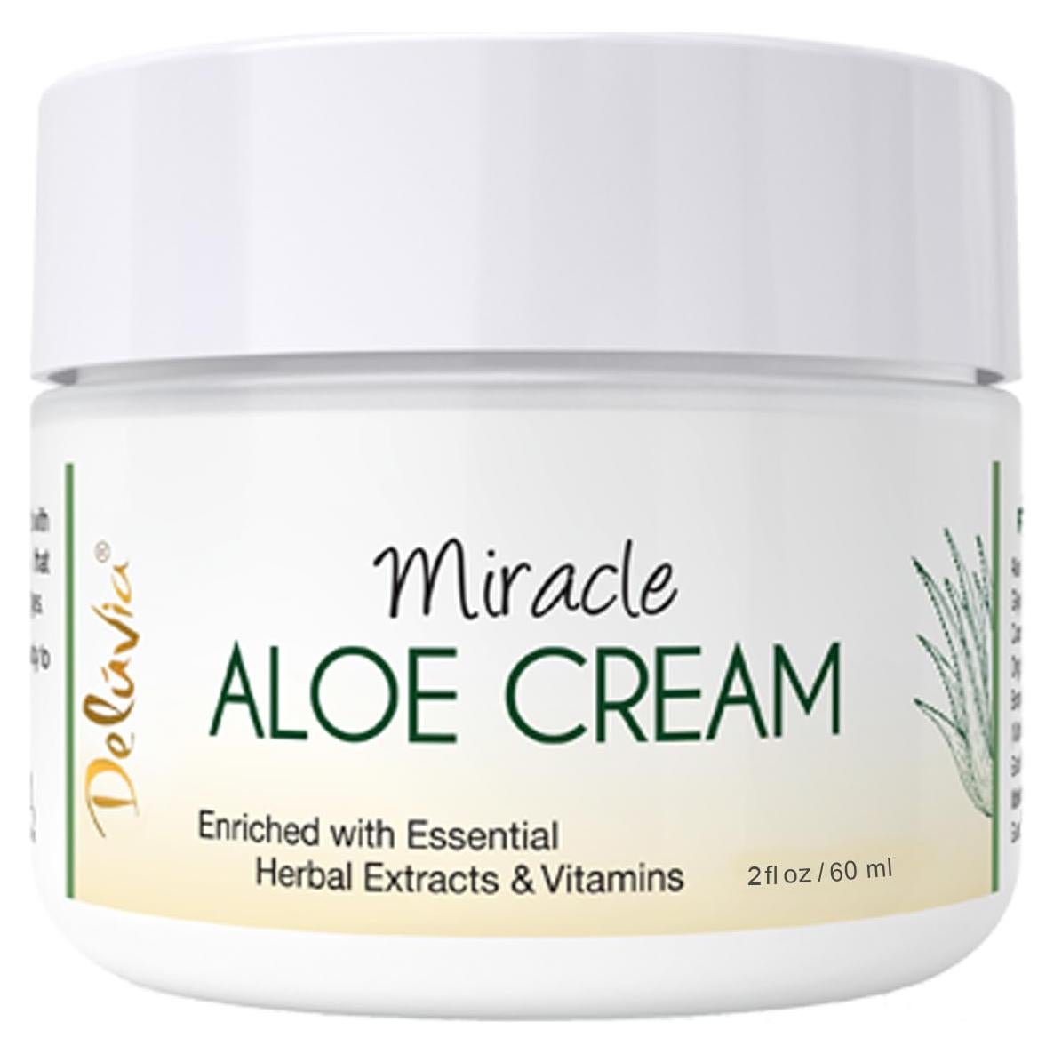 Crema Hidratante de Aloe Vera Deluvia 56.7g Sin Fragancia