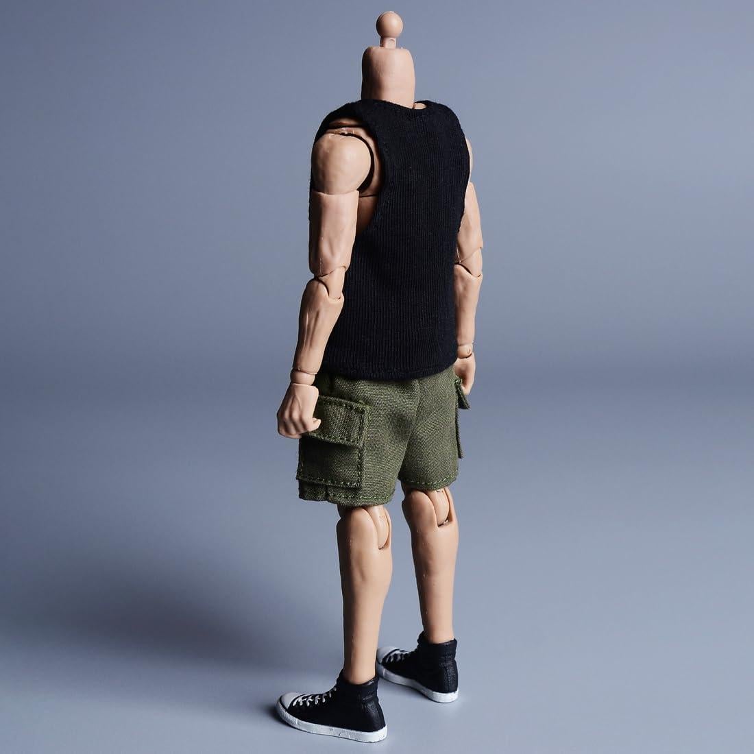 Camiseta Deportiva Muñeca Meetoget 1/12 Negra Casual