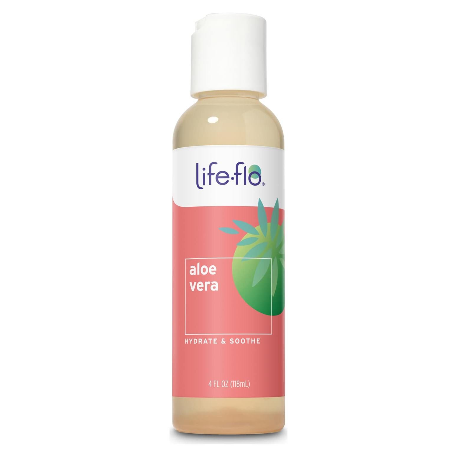 Gel de Aloe Vera Orgánico Life-Flo 118ml - Hidratante Suave