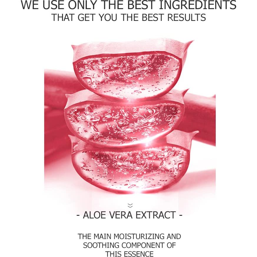 Gel Hidratante BIOAQUA Aloe Vera Rosa 300g - Cuidado de Piel