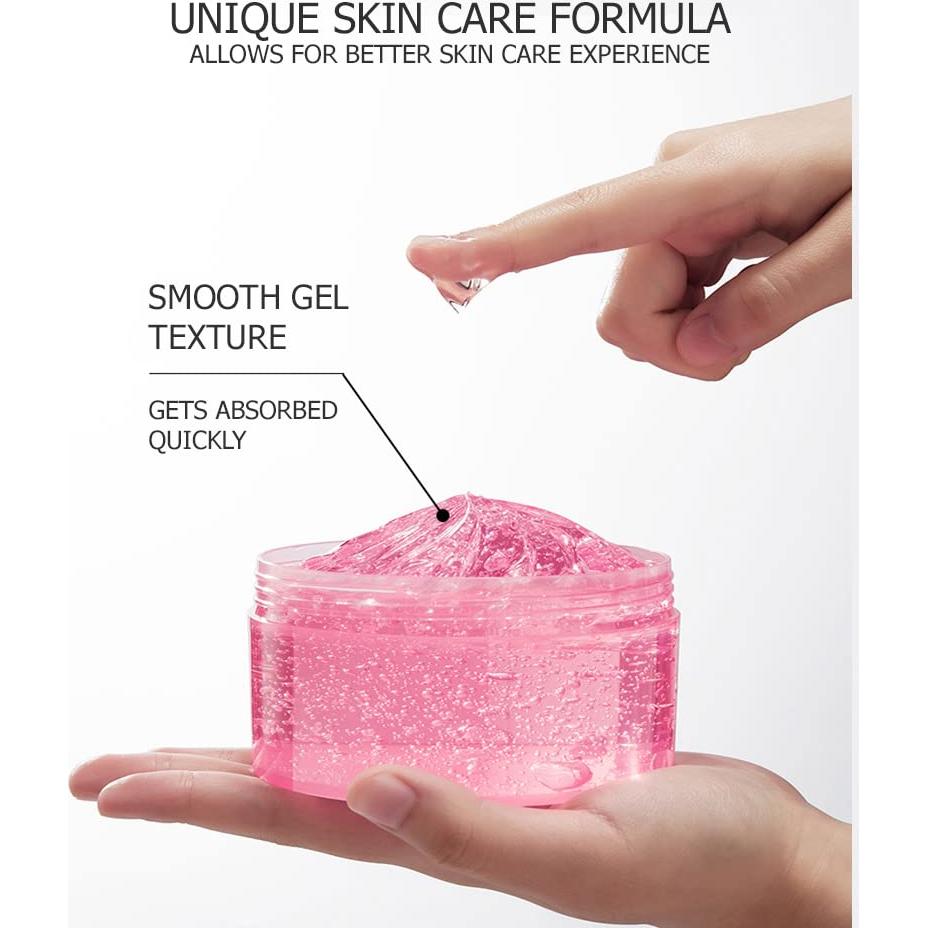 Gel Hidratante BIOAQUA Aloe Vera Rosa 300g - Cuidado de Piel