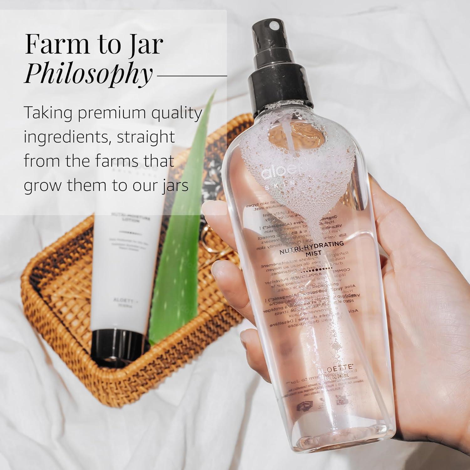 Spray Hidratante Facial y Corporal Aloette 226.8ml Aloe Vera