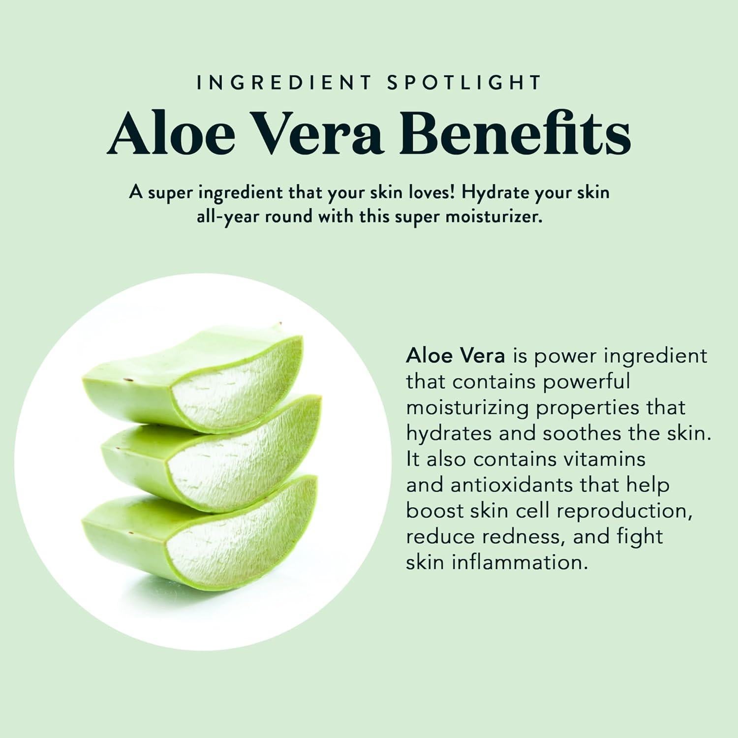 Spray Refrescante de Aloe Vera Bare Botanics 340 g - Hidratante Piel y Cabello