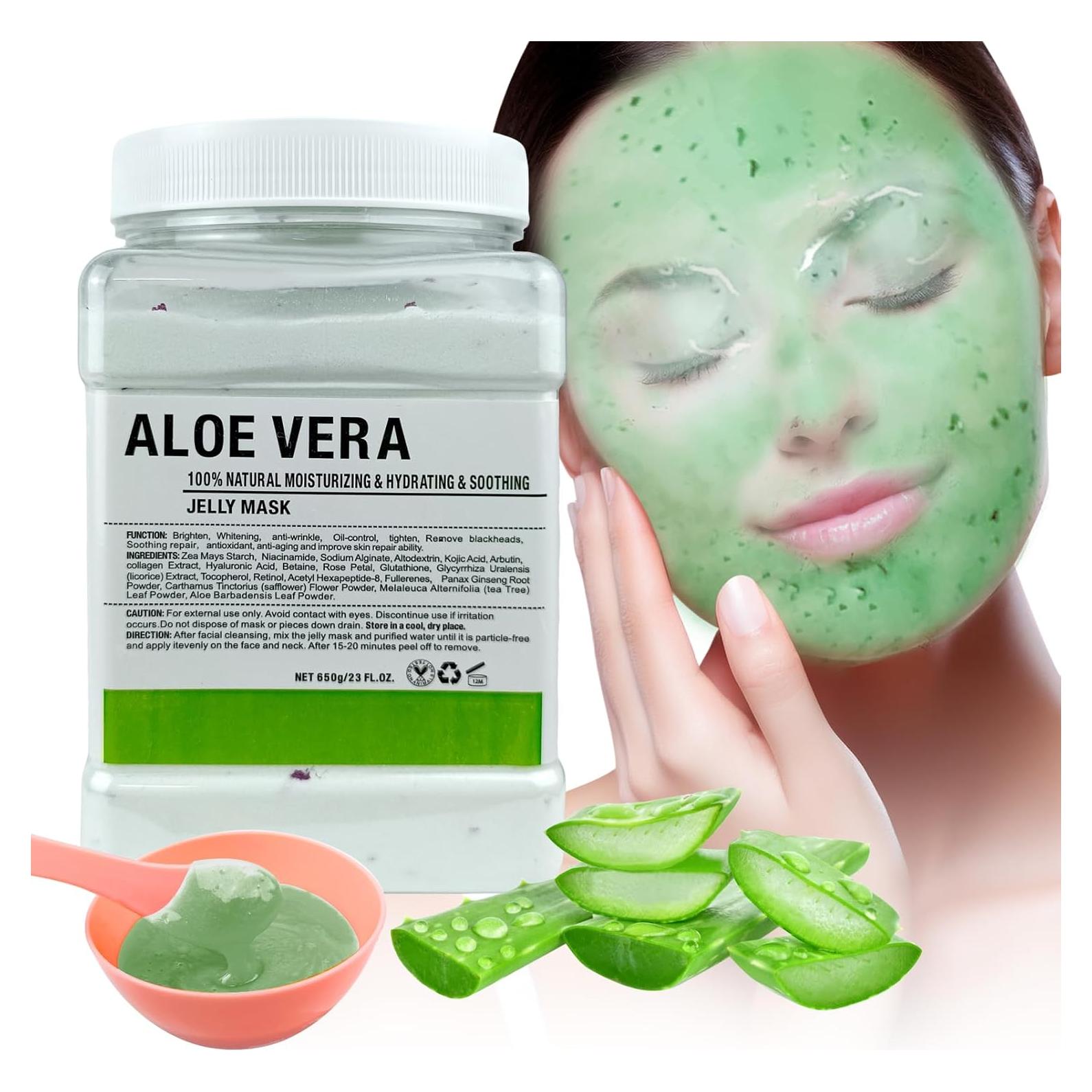 Mascarilla de Gel Hidratante Angeland Aloe Vera 680g Peel-Off